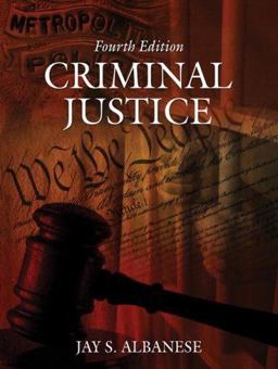 Criminal Justice 4th 9780205499090 Front Cover
