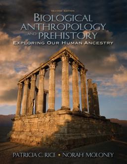 Biological Anthropology and Prehistory Exploring Our Human Ancestry 2nd 9780205519262 Front Cover