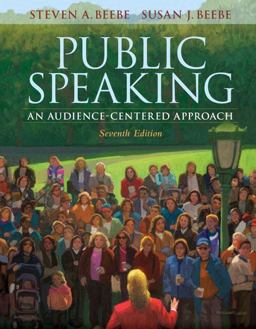 Public Speaking An Audience-Centered Approach 7th 9780205543014 Front Cover