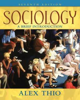 Sociology A Brief Introduction 7th 9780205547098 Front Cover