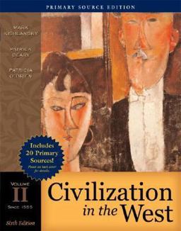 Civilization in the West, Volume II (since 1555), Primary Source Edition (with Study Card)