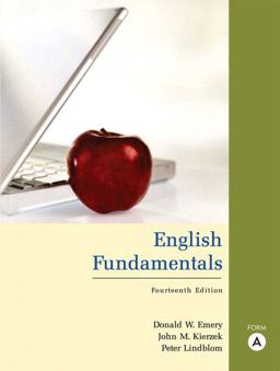 English Fundamentals Form A 14th 9780205574636 Front Cover