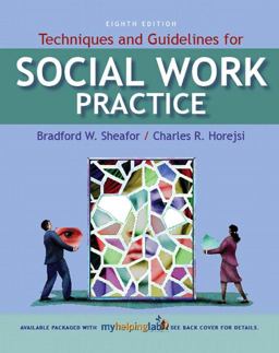 Techniques and Guidelines for Social Work Practice 8th 9780205578092 Front Cover
