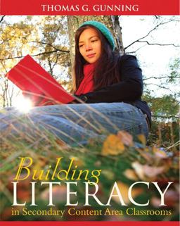 Building Literacy in Secondary Content Area Classrooms  9780205580811 Front Cover