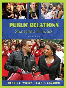 Public Relations Strategies and Tactics 9th 9780205581481 Front Cover
