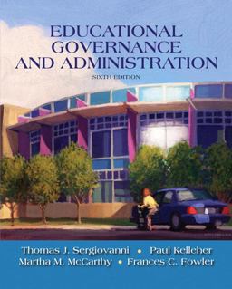 Educational Governance and Administration 6th 9780205581931 Front Cover