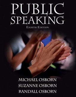 Public Speaking 8th 9780205584567 Front Cover