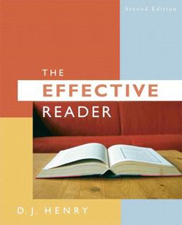 Effective Reader 2nd 9780205606702 Front Cover