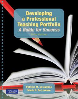 Developing a Professional Teaching Portfolio A Guide for Success 3rd 9780205608577 Front Cover