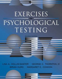 Exercises in Psychological Testing 2nd 9780205609895 Front Cover