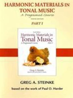 Audio CD for Harmonic Materials in Tonal Music, Part 1 10th 9780205629725 Front Cover