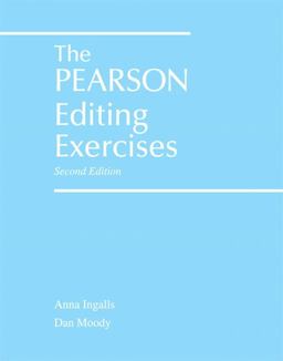The Pearson Editing Exercises