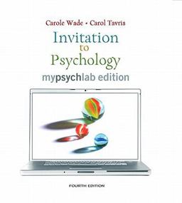 Invitation to Psychology, Mylab Edition Value Pack (includes Study Guide for Invitation to Psychology and MyPsychLab Pegasus with E-Book Student Access )