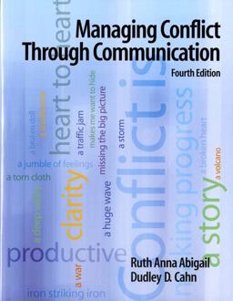 Managing Conflict Through Communication 4th 9780205685561 Front Cover