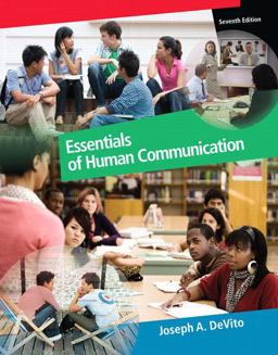 Essentials of Human Communication 7th 9780205688081 Front Cover