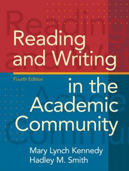 Reading and Writing in the Academic Community 4th 9780205689460 Front Cover