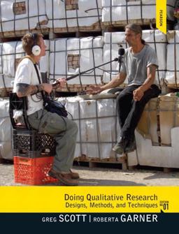 Doing Qualitative Research Designs, Methods, and Techniques  9780205695935 Front Cover