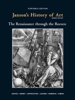 Janson's History of Art Portable Edition Book 3 7th 9780205697434 Front Cover