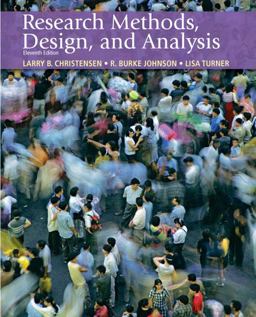 Research Methods, Design, and Analysis 11th 9780205701650 Front Cover