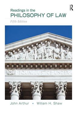 Readings in the Philosophy of Law 5th 9780205708093 Front Cover
