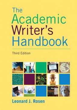 Academic Writer's Handbook 3rd 9780205717613 Front Cover