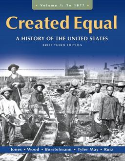Created Equal A History of the United States 3rd 9780205728886 Front Cover