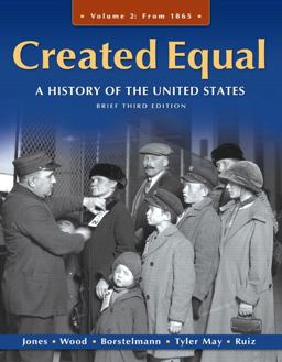 Created Equal A History of the United States 3rd 9780205728893 Front Cover
