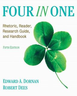 Four in One Rhetoric, Reader, Research Guide, and Handbook 5th 9780205731220 Front Cover