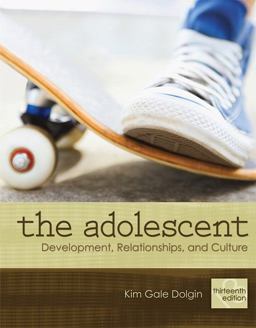 Adolescent Development, Relationships, and Culture 13th 9780205731367 Front Cover
