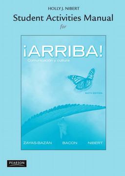 ï¿½Arriba! Comunicaciï¿½n y Cultura 6th 9780205740451 Front Cover