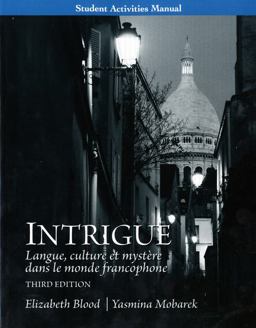 Intrigue Langue, Culture et Mystï¿½re Dans le Monde Francophone 3rd 9780205741427 Front Cover