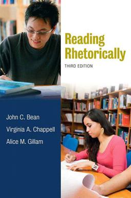 Reading Rhetorically 3rd 9780205741939 Front Cover