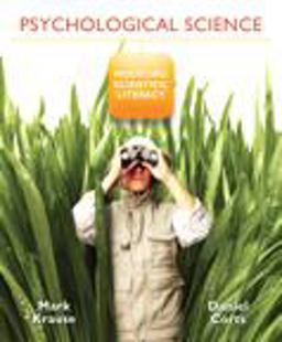 Psychological Science Modeling Scientific Literacy 1st 2011 9780205745692 Front Cover