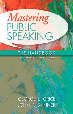 Mastering Public Speaking The Handbook 2nd 9780205747078 Front Cover