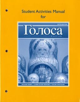 Student Activities Manual for Golosa A Basic Course in Russian 5th 9780205748761 Front Cover