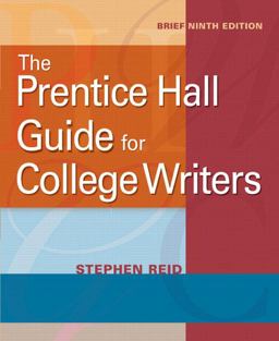 The Prentice Hall Guide for College Writers