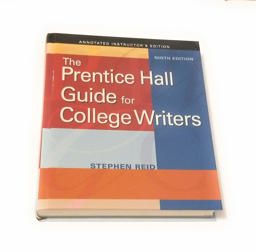 The Prentice Hall Guide for College Writers