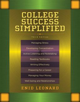 College Success Simplified College Success Simplified