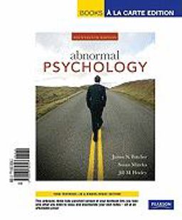Abnormal Psychology, Books a la Carte Edition
