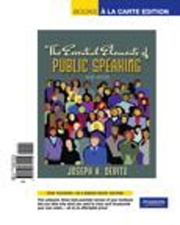 The Essential Elements of Public Speaking