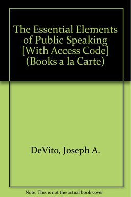 The Essential Elements of Public Speaking