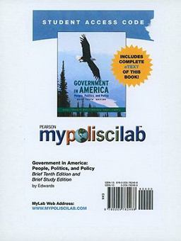 Government in America Government in America