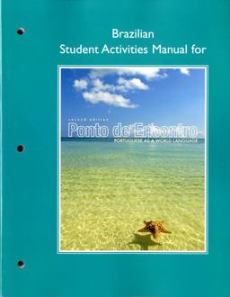 Brazilian Student Activities Manual for Ponto de Encontro Portuguese As a World Language 2nd 9780205783465 Front Cover
