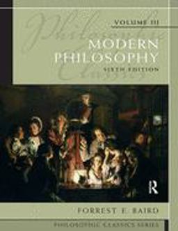 Philosophic Classics, Volume III Modern Philosophy 6th 9780205783892 Front Cover