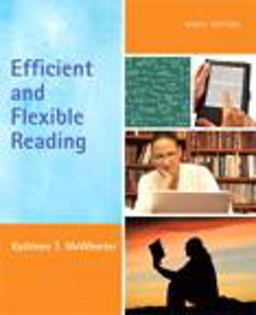 Efficient and Flexible Reading (with MyReadingLab with Pearson eText Student Access Code Card) 9th 9780205785216 Front Cover