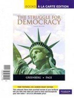 Struggle for Democracy, the, Books a la Carte Edition