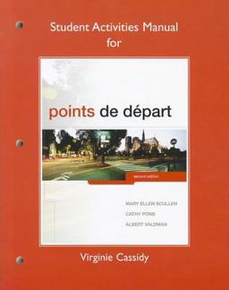 Student Activities Manual for Points de Dï¿½part 2nd 9780205796274 Front Cover