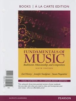 Fundamentals of Music, Books a la Carte Edition