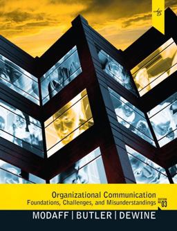 Organizational Communication Foundations, Challenges, and Misunderstandings 3rd 9780205798254 Front Cover