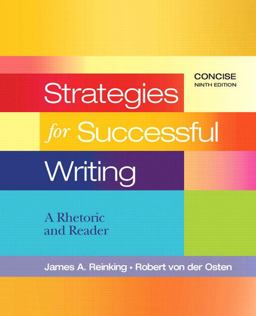 Strategies for Successful Writing, Concise 9th 9780205801947 Front Cover